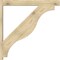 Ekena Millwork Funston Block Rough Sawn Outlooker, Douglas Fir, 6"W x 46"D x 46"H OUT06X46X46FST05RDF - alternate 2